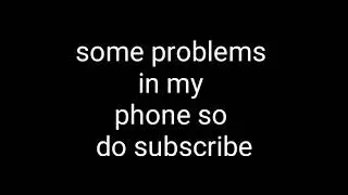 some technical problem