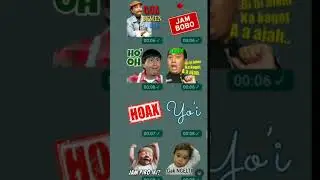 STICKER WA ! Dari yg kocak,sopan sampe ngeselin !