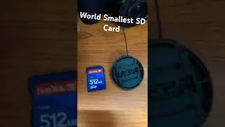 World Smallest SD card #shorts #viral #card #funnyvideo #computer #card #small #world
