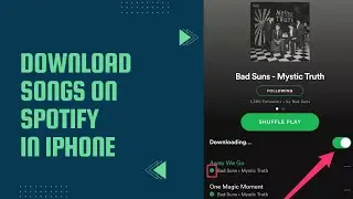 How to download songs from Spotify on iPhone? | Save songs Offline in Spotify | iPhone and iOS