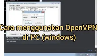 Cara menggunakan openvpn di pc atau laptop windows