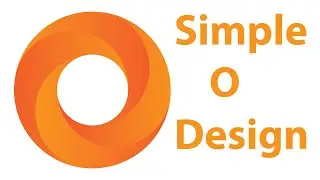 Letter O Logo in Illustrator OR  O Logo Design Illustrator