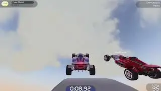 TrackMania Nations Forever (PC): Red challenges, all gold.