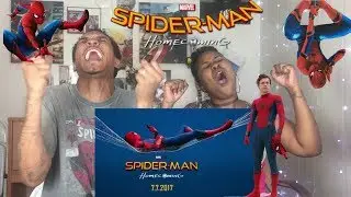 JOHN AND JAZZ COUPLE REACT TO THE NEW SPIDER-MAN HOMECOMING FINAL TRAILER ! EPIC!😀BEST TRAILER EVER