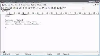 Beginner PHP Tutorial   80   The explode Function with File Handling Example flv