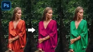 How to change clothes color in Photoshop | Best Way to Turn any color to any color in Photoshop