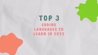 top 3 coding languages to learn in 2022