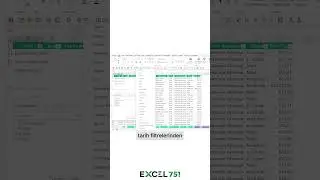 Excel'de Özel Tarih Filtreleri: Bu Hafta, Bu Ay ... | EXCEL 751  #excel #excel751