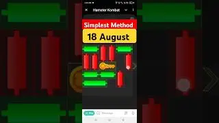 Hamster Kombat mini game today 18 August #hamsterkombat #minigame #dailycipher #dailycombo