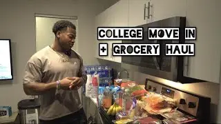 College Move In & Grocery Haul !!
