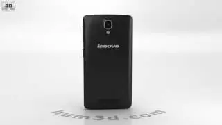 Lenovo A1000 Onyx Black 3D model by 3DModels.org