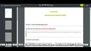 SOC401 Quiz 2 SOLUTION 2024 || SOC401 QUIZ 2 SOLUTION SPRING 2024