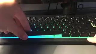 How to remove space bar off of Corsair k55 rgb