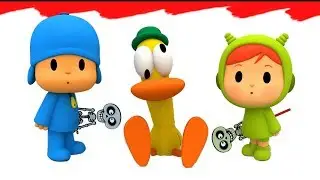 Coloring Pocoyo Pato & Nina fun Cartoon Magic Coloring Book art activities for kids