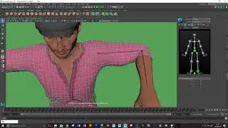 Advanced skin weighting in Maya: Pose space deformation