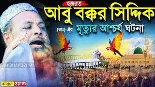 বিশ্ব নবীর কলিজা ছেড়া সাহাবী হযরত আবু বক্কর সিদ্দীক (রাঃ)এঁর মৃত্যুর ঘটনা┇mufti yunus ali saheb waz.