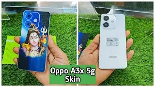 Oppo A3x 5G mobile skin | Wrap lamination cutting machine