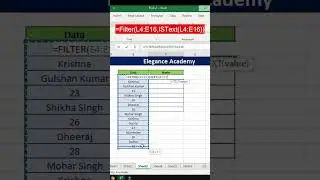 Filter Name From data 