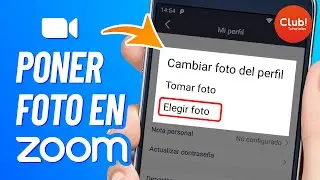 COMO PONER FOTO EN ZOOM Desde el Celular - Cambiar Foto de Perfil en Zoom