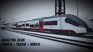 MaSzyna 22.08 Elfem EN96 po linii l053 (trasa Dębica-Turów-Dębica)
