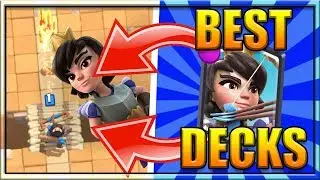 TOP 3 BEST PRINCESS DECKS In Clash Royale Arena 7, 8, 9 10 and 11 Legendary Decks