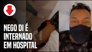 Nego Di é levado às pressas ao hospital em Porto Alegre