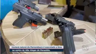 Homem natural do Pernambuco é execut@do a tir0s no centro de Alto Alegre do Maranhão