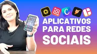 5 APLICATIVOS PARA REDES SOCIAIS | Como Criar Post para Redes Sociais Fácil - Aplicativos Gratuitos