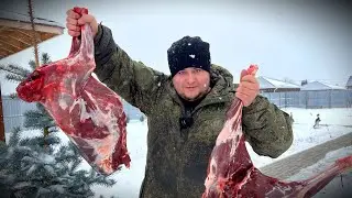 ДИКОЕ МЯСО! КОСУЛЯ с овощами в Афганском казане.