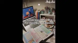 4 Most important tips for studying in Ramdan👍#shortcuts #studytips #motivation