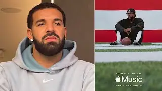 Drake Reacts to Kendrick Lamar’s Super Bowl Announcement!
