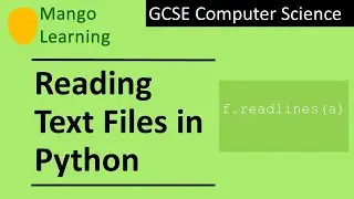 Reading text files in Python