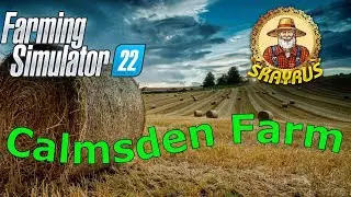 🔵✅Farming Simulator 22/Calmsden Farm / Уборка и вспашка полей