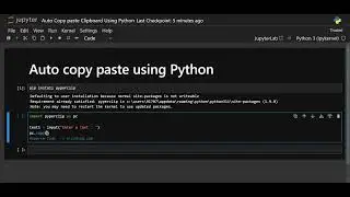 Day 186 : Auto copy paste using python