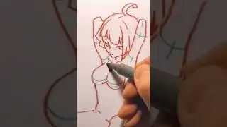 Sketching Female Anime Anatomy - Drawing