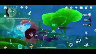 Gameplay buceo en Fontaine - Genshin Impact.