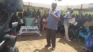 Governor Ojaamong campaigning