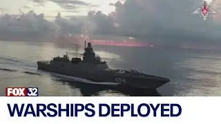 U.S. warships deployed to monitor Russian fleet