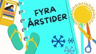 Fyra årstider - Lär dig svenska / four seasons #svenska #sfi #sfikursb #swedishforbeginners