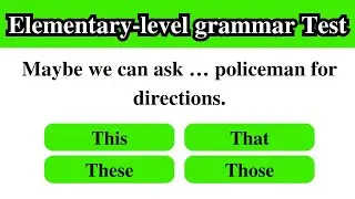 Can you score 25/25? || this that these those English quiz|| quiz test || #2