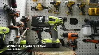 Hart Vs Ryobi  best power tools test