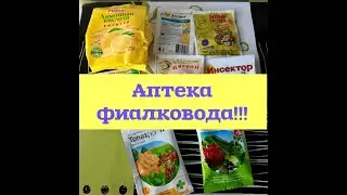 Фиалки Болезни и лечение фиалок, моя аптечка для цветов Фиалки от листочка до цветочка П.н17 серия.