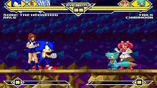 Sonic (Me) & Arle (Puyo Puyo) MUGEN Survival Challenge!