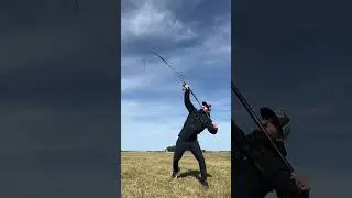 Péndulo Slow Motion. Lance de péndulo #surfcasting #longcasting #fishingrod
