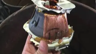 Scrapping Copper Yokes from TV's for Copper Wire