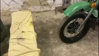 Мотоцикл урал. Отмыли мотоцикл урал