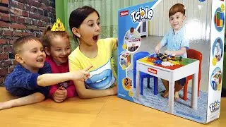👋LEGO Table 🙄 Unpack and assemble the table for LEGO / Распаковываем и собираем стол для ЛЕГО ✅
