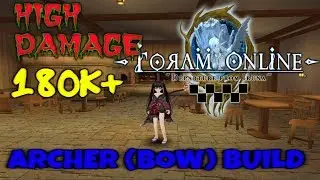 ARCHER BOW BUILD 99% CRIT AND HIGH DAMAGE 180K+! - Toram Online