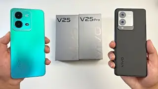 VIVO V25 5G vs VIVO V25 PRO 5G | Review & Comparison + Camera Samples | Colour Changing!