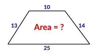 A Very Nice Geometry Problem | Find the area of the trapezium | 2 Methods